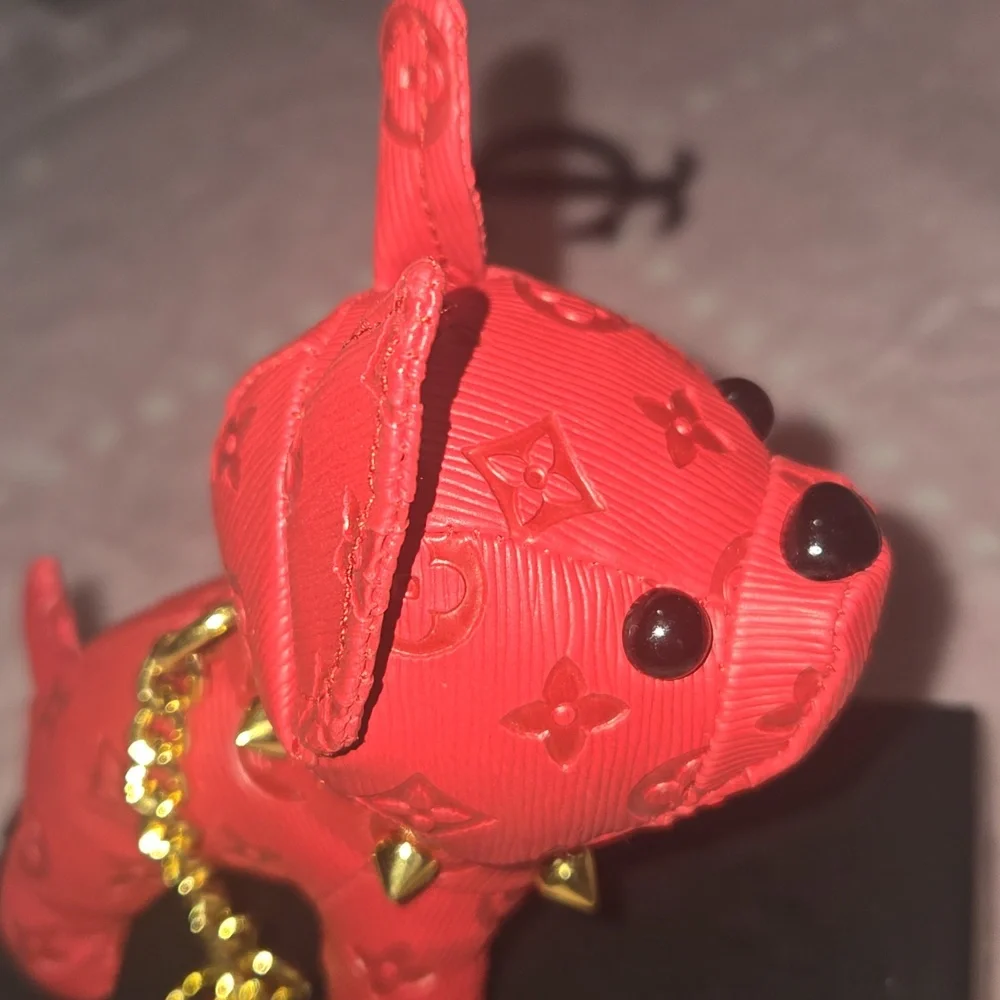 Red Dog Keychain Accessory - Picture 2 of 4